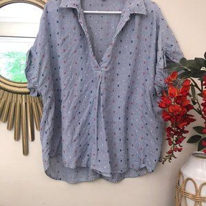 Crown and Ivy popover blouse
